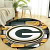 Personalized Green Bay Packers Round Chair Office Rug - Perfect for Mat, Office Chair & More - Ideal Gift for Birthdays and Holidays