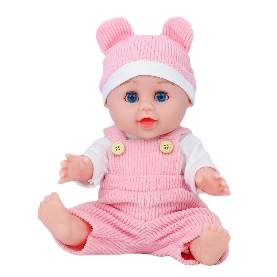 Q Dolls 30cm Reborn Baby Doll Blinking Girl Toy With Realistic Features