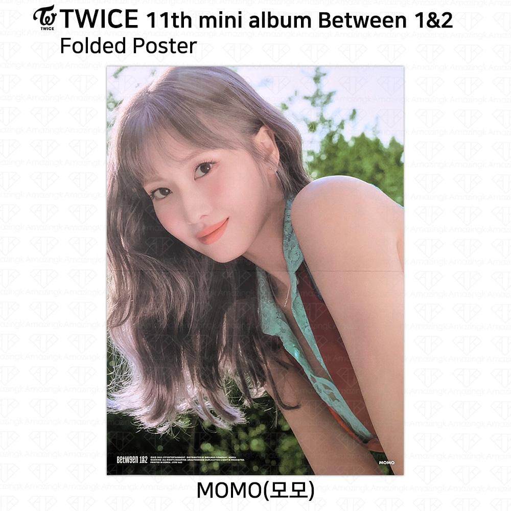 

TWICE 11-й мини-альбом между 1 и 2 Momo, фотокарточка, открытка, наклейка Polaroid POB Folded Poster