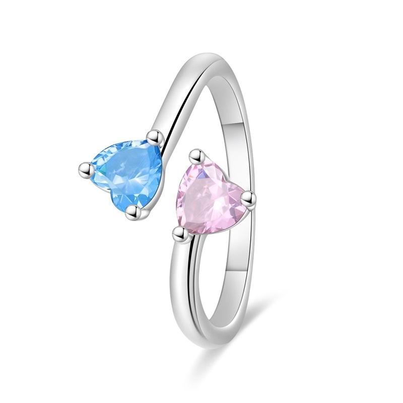 925 Silver Women Rings Sparking Zircon Sunflower Star Moon Open Ring For Engagement Jewelry Anniversary Gifts