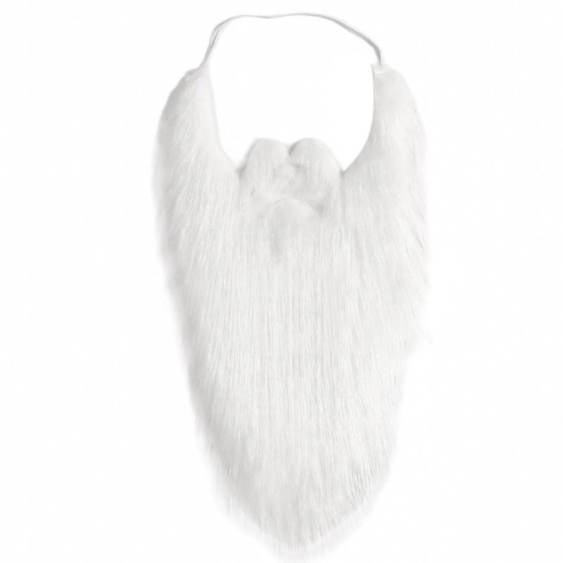 Santa Beard False Beards Costume Beard Old Man Costume Mustache Halloween Beard Party Accessories Christmas Beard