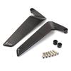 Universal Motorcycle Rearview Mirror With Windshield Wing Kawasaki Yamaha Honda Ducati 8mm 10mm Aluminum Frame Square