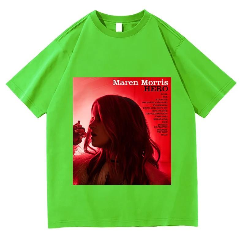 Maren Morris HERO Second Wind Cotton Tee Men Streetwear Short Sleeve T-Shirt Casual Fit