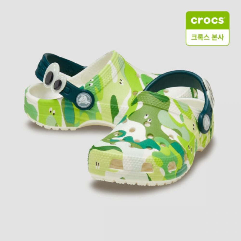 Crocs Classic Glow In The Dark Slime Monster Clog Toddler