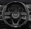 Para Audi RS3 Cubierta del Volante del Coche Para Audi ABT A1 A2 A3 A4 A5 A6 A7 A8 Q2 Q3 Q4 Q5 Q7 Q8 TT RS3 RS4 RS5 RS6 RS7 S3 S4 S5 S6 S7 S8 Línea S