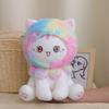 Adorable Plush Cat Toy Soft Stuffed Animal Cuddly Pillow For Kids Gifts And Comforting