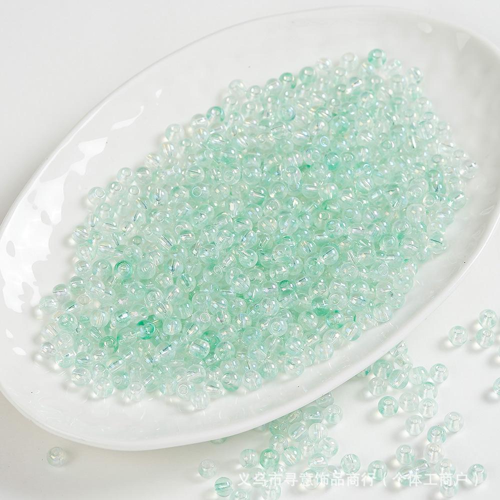Iridescent AB Glass Rice Beads for DIY Jewelry – Colorful Beaded Bracelet & Necklace Accessories