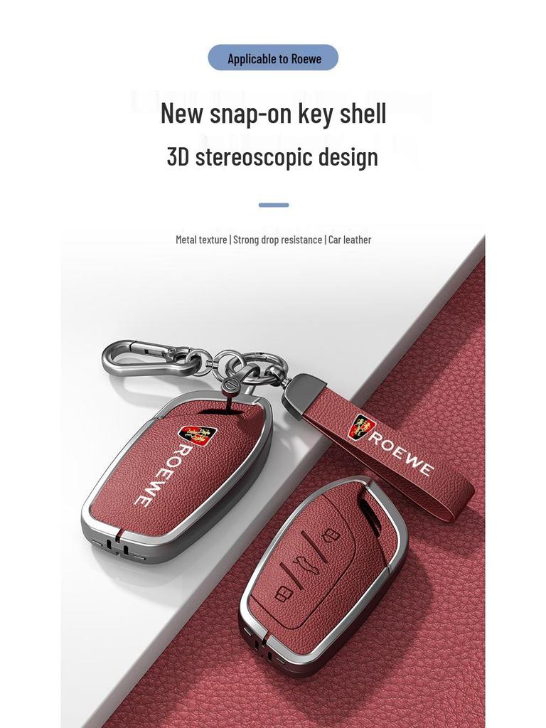 Fit for Roewe RX5 16-20, i6, RX8, RX3, EI5 Metal Key Cover