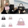 Elegant And Chic Small Square Handbag For Women In Black White Silver And Pink Perfect For Everyday Use