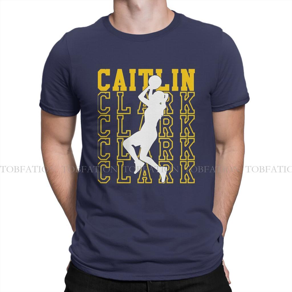 Caitlin Clark Casual Tshirt Basketball Player Sports Printing Tops Comfortable T Shirt Male Tee Clothes