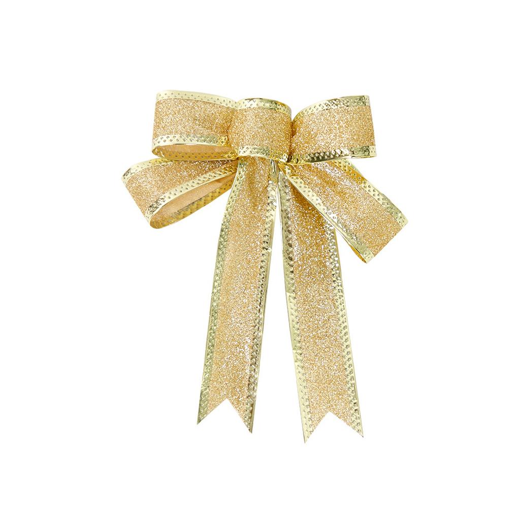 Rosette Hanging Charm Ribbon Party Decoration Christmas Tree Ornament