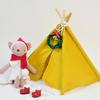 1:12 Miniature Simulated Wooden Canvas Tent Suitable For Ob11  Doll House Home Furnishings Doll House Miniature Ornaments
