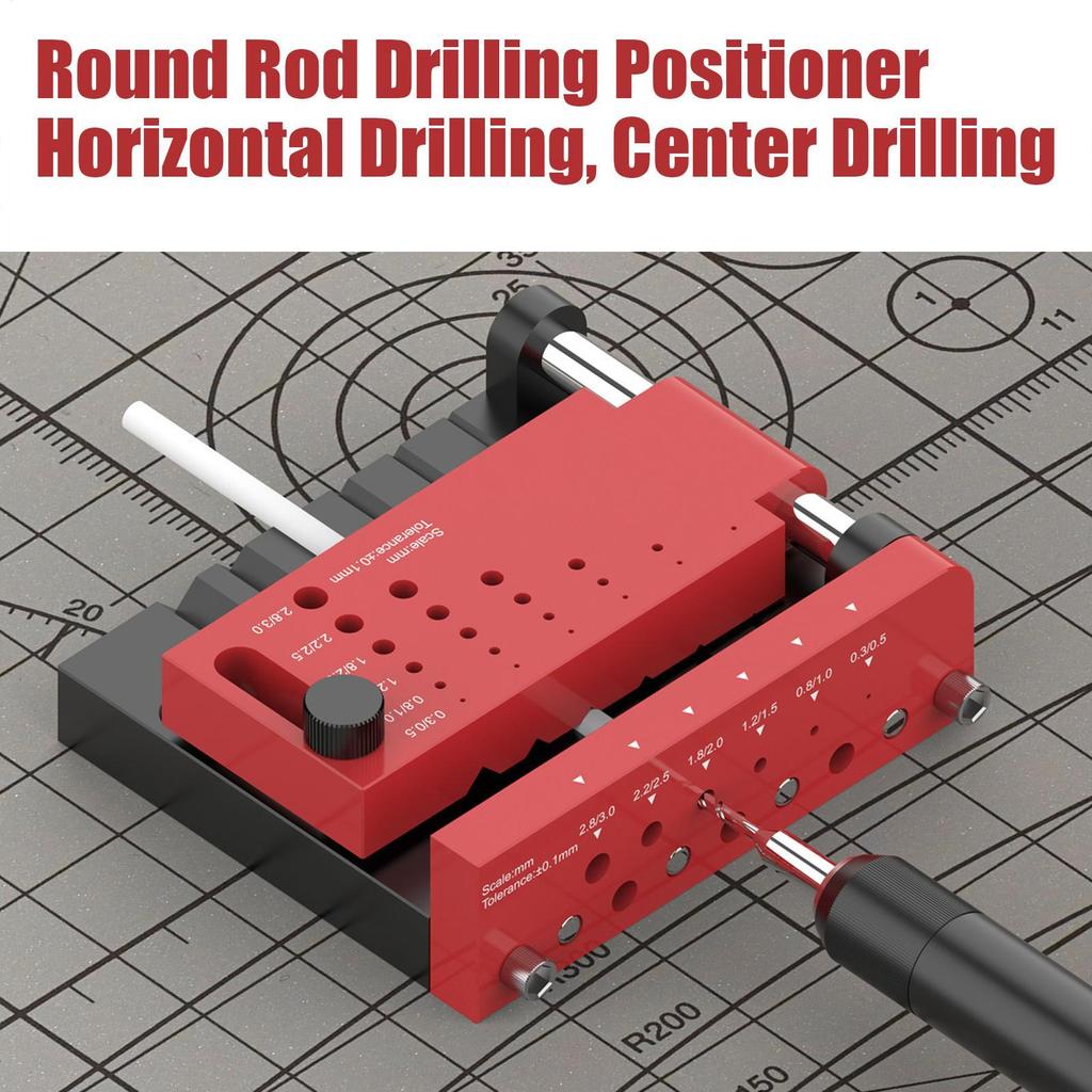 Portable Drill Guide Woodworking Guide Hole Locator Jig Hole Locator For Cabinet Woodworking Drawer Bench Positioning Punching