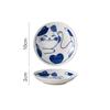 Japanese Style Ceramic Dessert Sauce Dish Tableware Creative Cute Cartoon Lucky Cat Pattern Water Drop Shape Fruit Sushi Plates