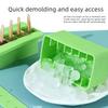 Food Grade Silicone Ice Cube Tray & Popsicle Mold Press-Type Ice Maker Multi-Function Box for Ice Cream