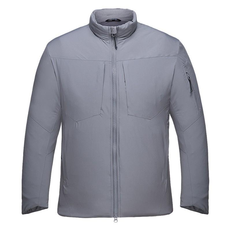 

Fengshen Cotton Clothes Men s Outdoor Wind-proof Water-splashing Commuting Warm Severe Weather Coat Cold-proof Clothing XXL серый