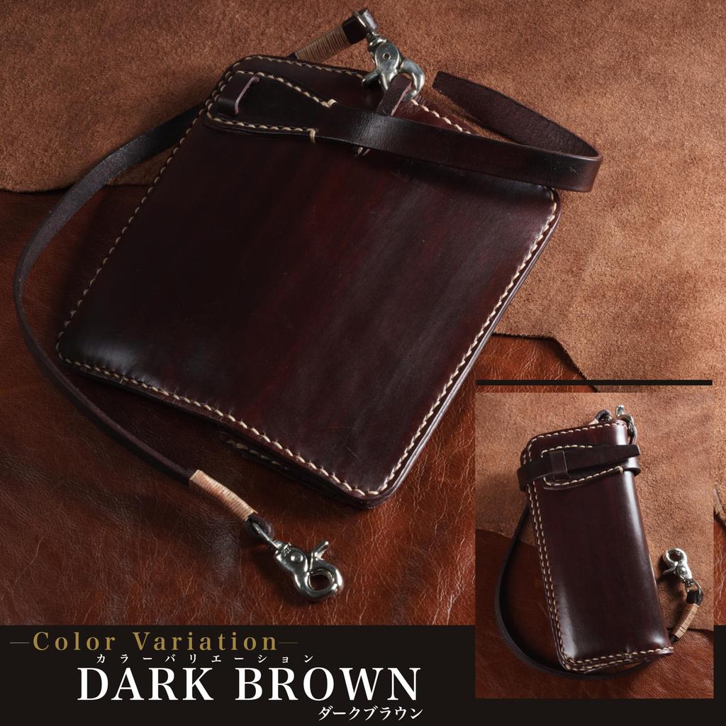 Long Wallet Chain Leather Bifold Genuine Vintage Leather Long Long Long American Concho Birthday sbb0004 [ASIAN ZACCA] Biker's Wallet, Wallet, Set,