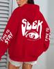 Women's Casual Autumn Fleece Hooded Sweatshirt with Pockets