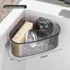 LISM Punch-Free Suction Cup Sink Corner Storage Rack