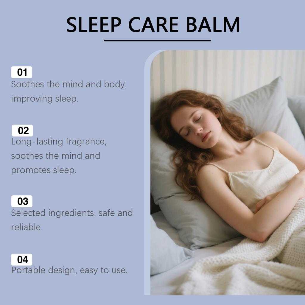 Sleep Cream, Natural Sleep Cream, Sleep Aid And Care Cream, Reducing Insomnia And Tension 30g