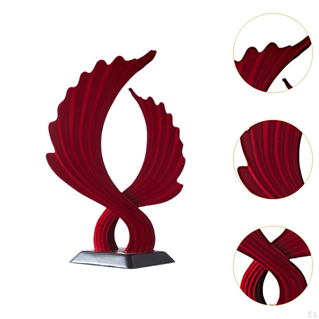 Wing Sculpture Desktop Figurine Home Decoration Artificial Resin Ornament Modern Art for
