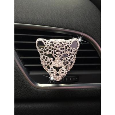Strassdekor Leopardenmuster Auto Lüftungsschlitz-Clip