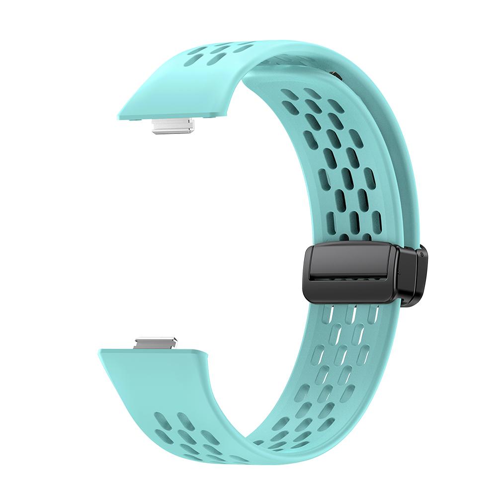 Silicone Strap For Huawei Watch Fit 3 Sport Hollow Breathable Band Magnetic Buckle Wristband For Huawei Fit 3 Fit3 Bracelet Belt