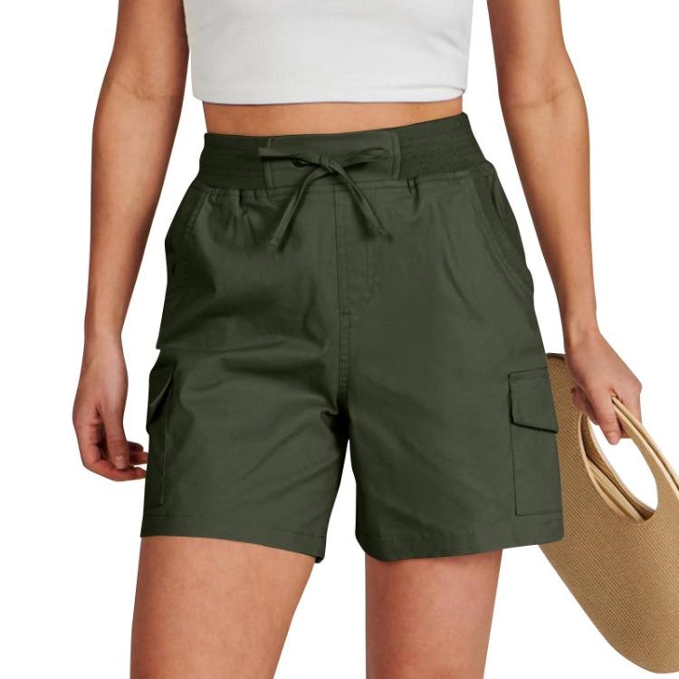 Women High Waist Summer Cargo Shorts Casual Formal Outdoor Hiking Fashion Shorts