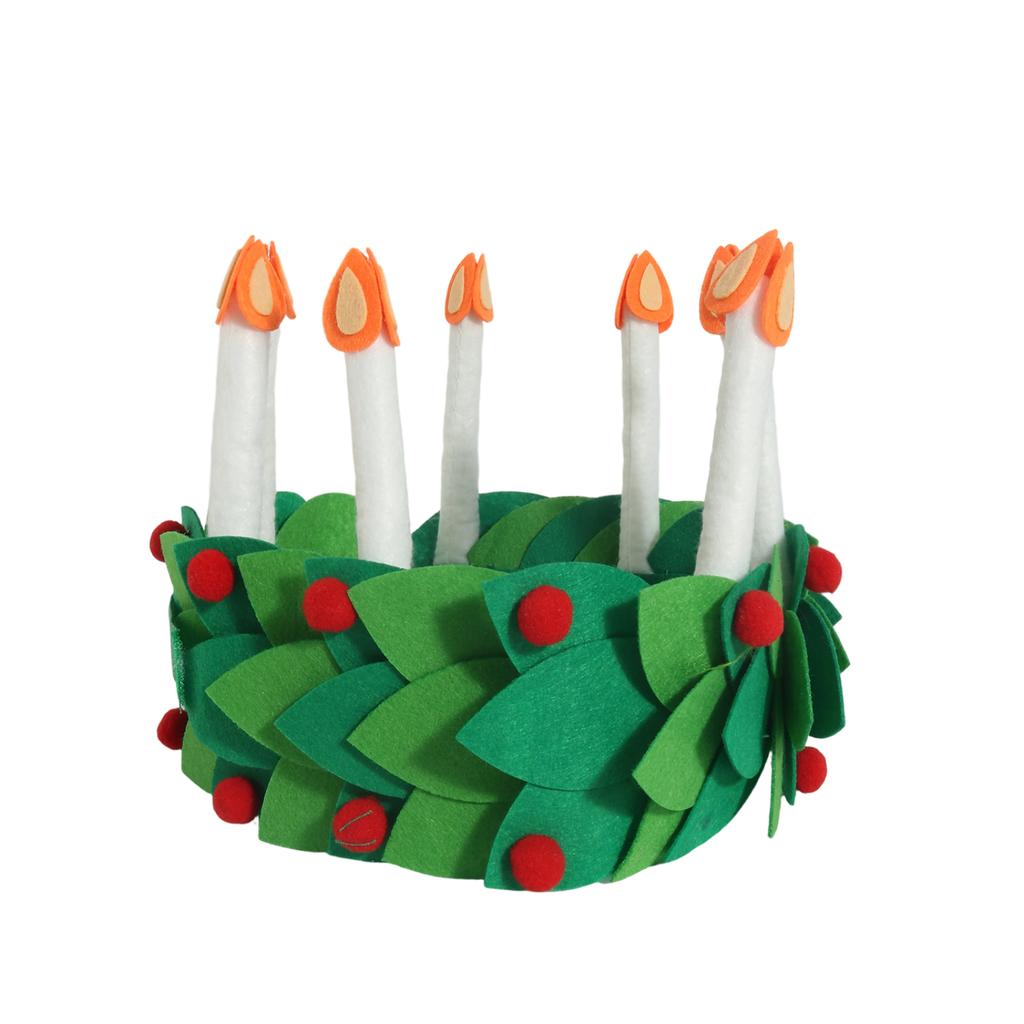 Vánoční párty pokrývka hlavy Dekorativní čepice Santa Clause Kreativní tvar Vánoční šaty