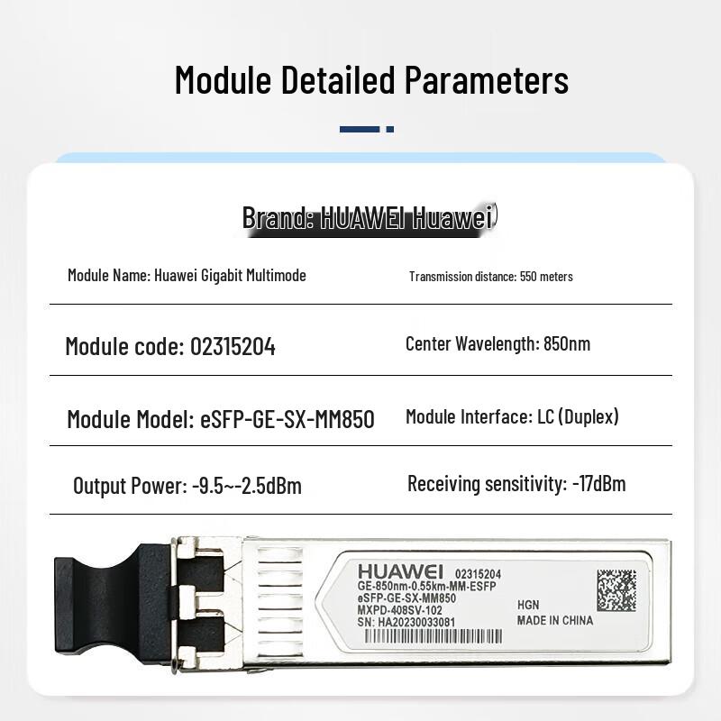 Huawei GE-SX Multimode Gigabit Optical Module