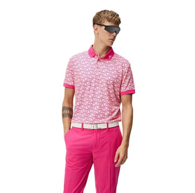 

J.lindeberg Tour Tech Regular Fit Print поло с короткими рукавами XL