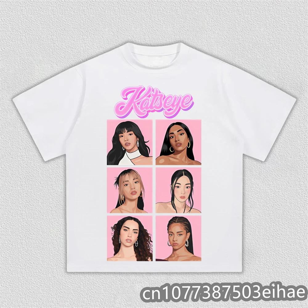 Unisex Kpop Katseye Printed Fan Support Cotton Tshirt Casual Daily Wear For Music Lovers Adults Kids Sizes Available