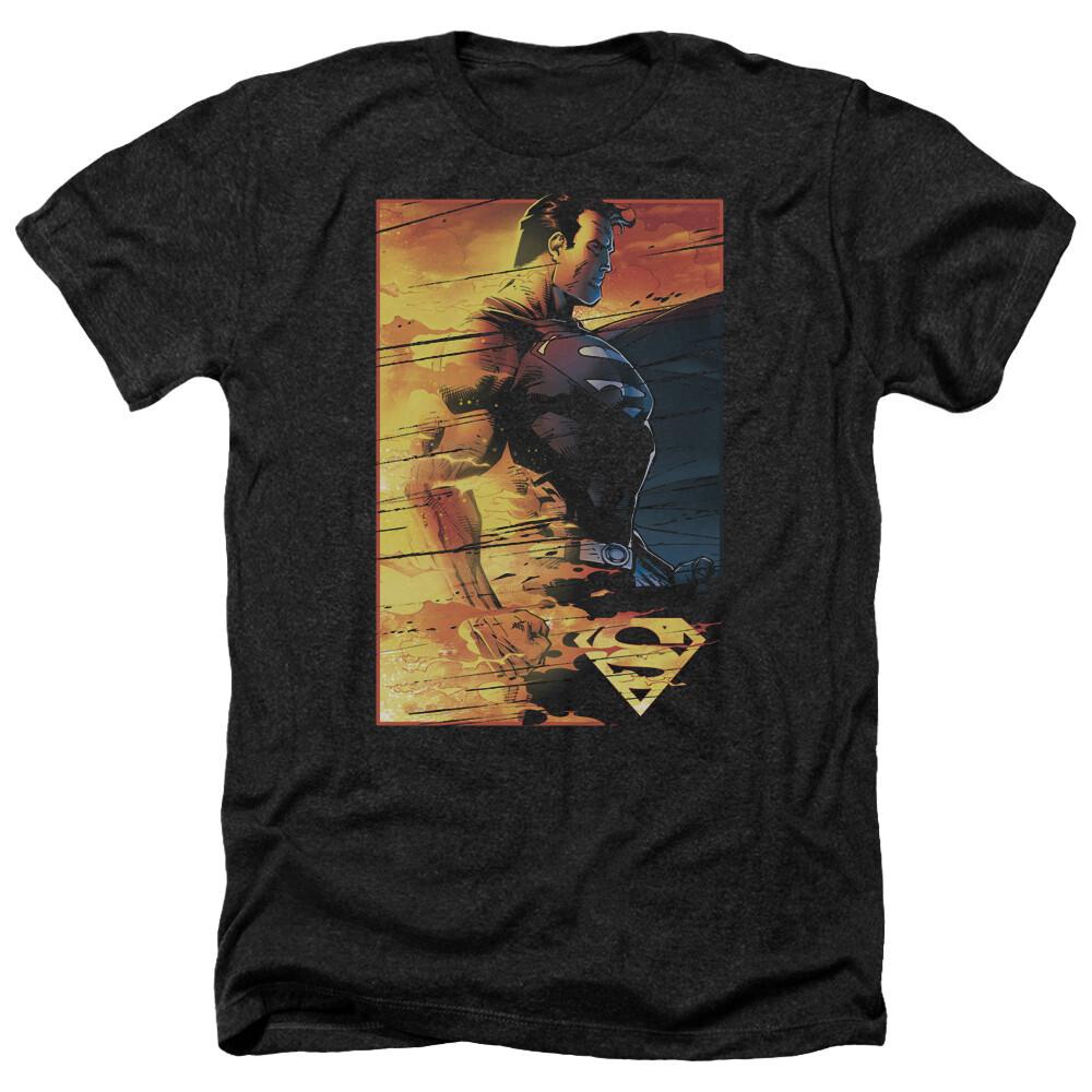 SUPERMAN FIREPROOF Licensed Adult Men039;s Heather Tee Shirt SM-3XL Unisex T-Shirt S