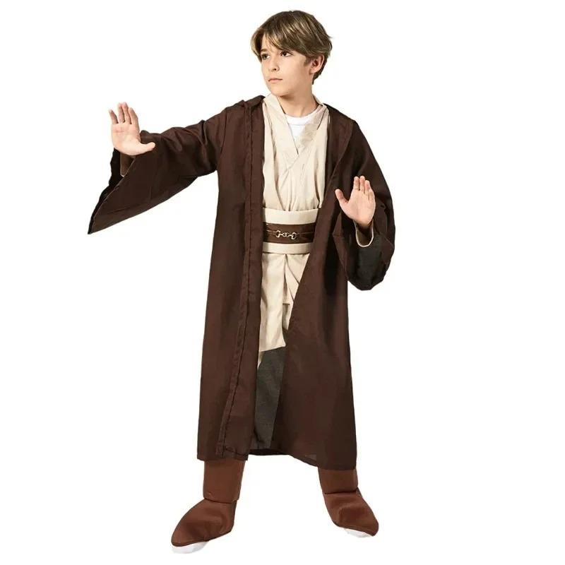 Child Boy Deluxe Knight Movie Character Cosplay Clothes Fancy Dress Costume Kids Halloween Carnival Party Size S To XL