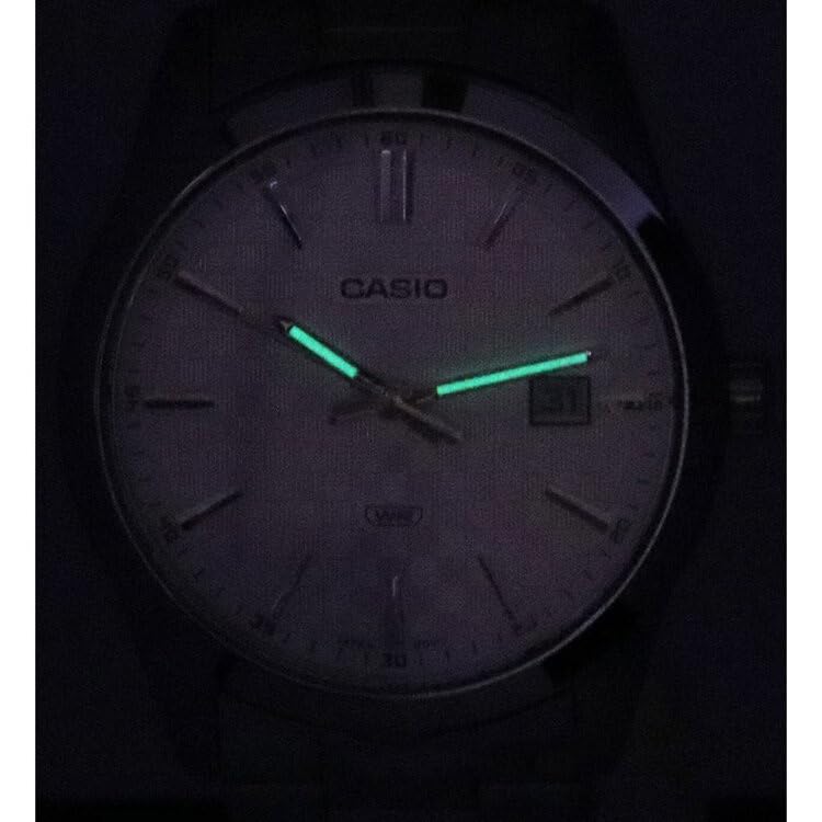 Casio Analog White Dial Watch White Men's - MTP-VD03D-7AUDF White,