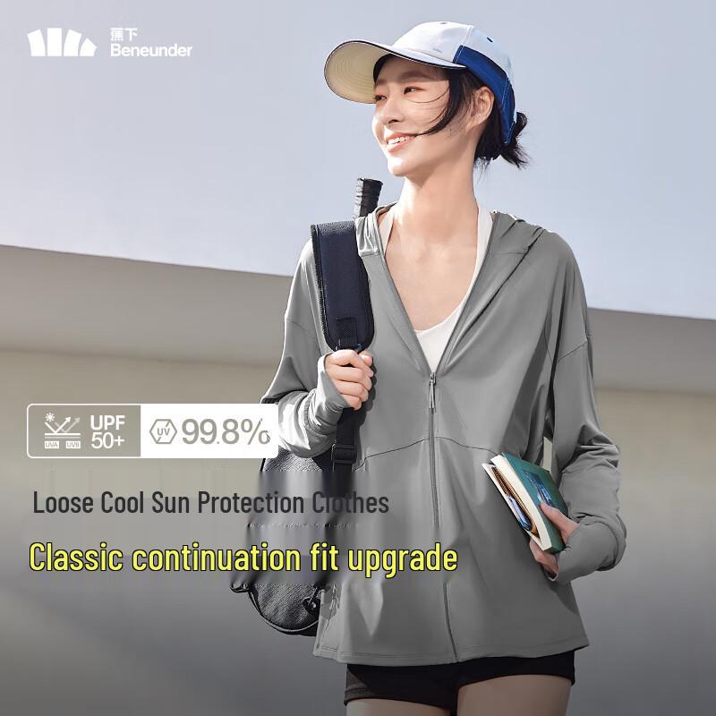 Beneunder Matte Black Coating Heat-Resistant Sun Protection Jacket for Women XF