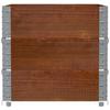 Pallet Frame Kit 3 Pcs Brown 80 X 60 Cm Solid Pine Wood