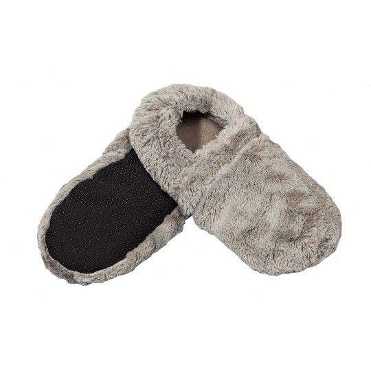 Chaussons Chauffants Gris