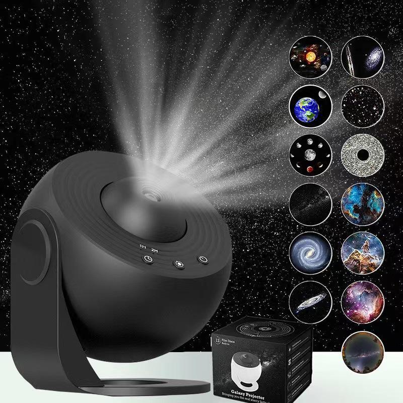 High-Definition Starry Sky Galaxy Projector Lamp - Creative Bedroom Atmosphere Light