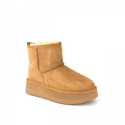 Botas Femininas Tandy de Pelo Bege G24431