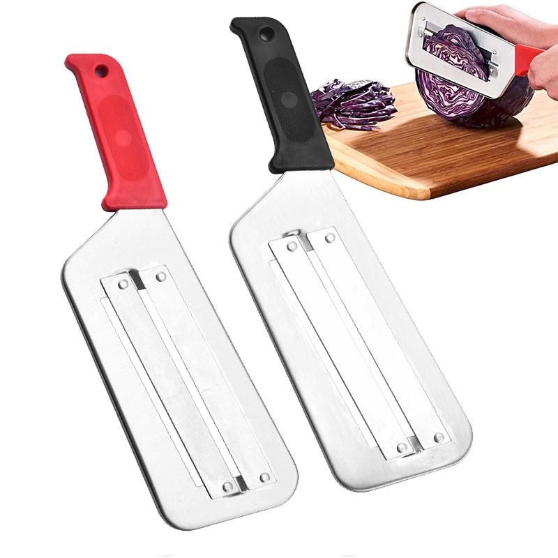 Cabbage Slicer Onion Slicer Knife Double Slice Blade Vegetable Slicer Slicing Kitchen Knife Fish Scale Cleaner Knive Kitchen