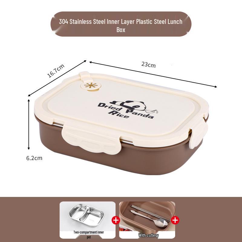 Microwaveable 304 Stainless Steel Lunch Box - 2026 Insulated Bento for Office Workers & Students