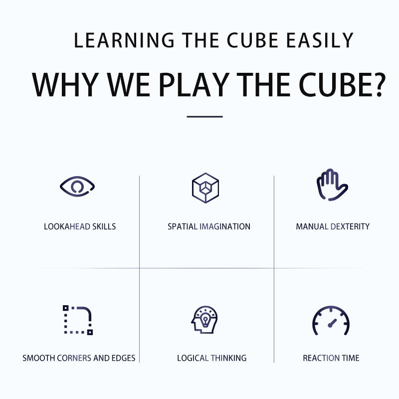 3E 3x3 Magic Cube Speed ​​Cube Профессиональные игрушки-головоломки для детей Подарочная — фото 6