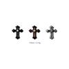 Halloween Cross Nail Charms Y2K Punk Style Rhinestone Alloy Decorations Art