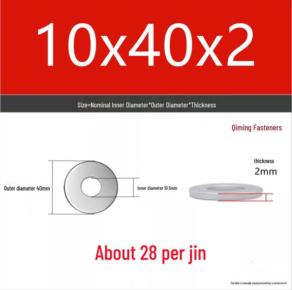 4.8 Grade Galvanized Iron Flat Washer M3-M40 Oversized Metal Screw Gasket Washer