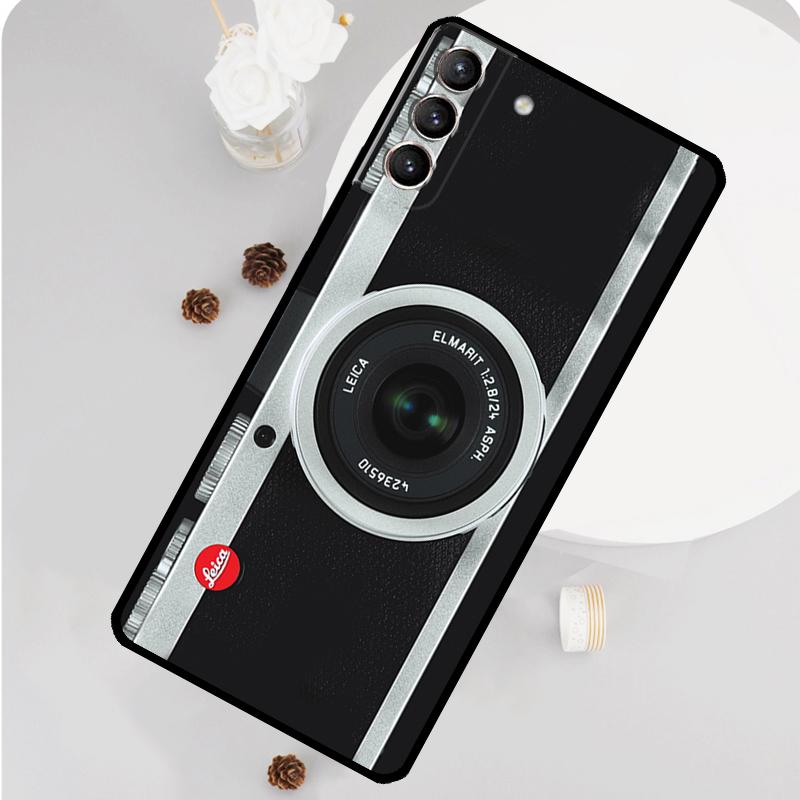 RETRO PHOTO CAMERA Phone Case For Samsung Galaxy S23 Ultra S20 S21 S22 S24 S25 Plus S9 S10 S24 FE Funda Cover