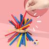 Kids Wooden Sticks Steady Stacking Puzzle Toys Montessori Color Building Blocks Balance Games Educational Toys Patience Training