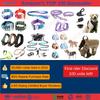 Pet Harness LED Dog Harness Nylon Cat Harness Night Safety Glowing Pet Vest Adjustable Luminous Dog Vest Dog Products