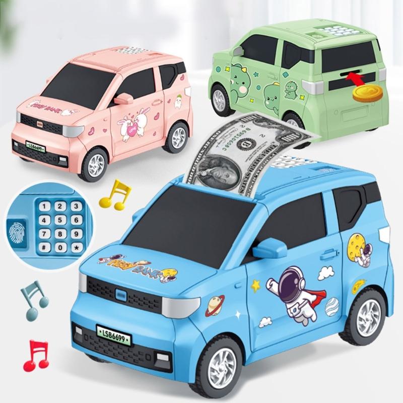 Electric Car Piggy Bank Coin Bank Organization Kindergarten Household Gift