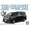 Aoshima Bunka Kyozai (AOSHIMA) 1/32 Die Snap-Kit-Serie Toyota Vellfire Schwarz Vorgefärbter Plastikmodellbausatz 04B